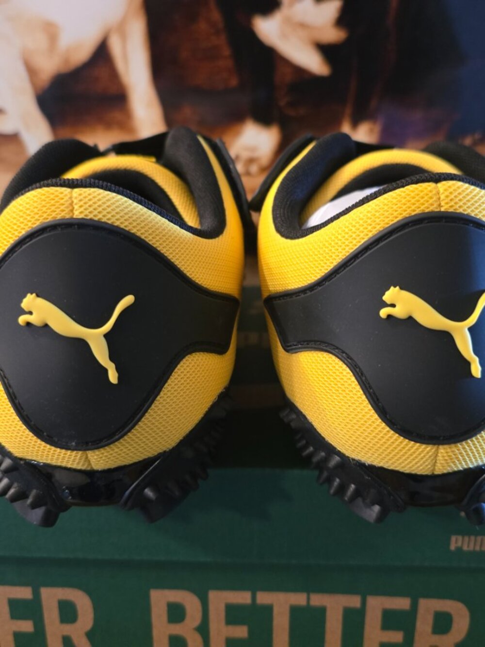 PUMA Mostro OG Prime BRUCE LEE Yellow Black Sneakers 403206-15 Men's Sz 10.5 NEW - Picture 9 of 16